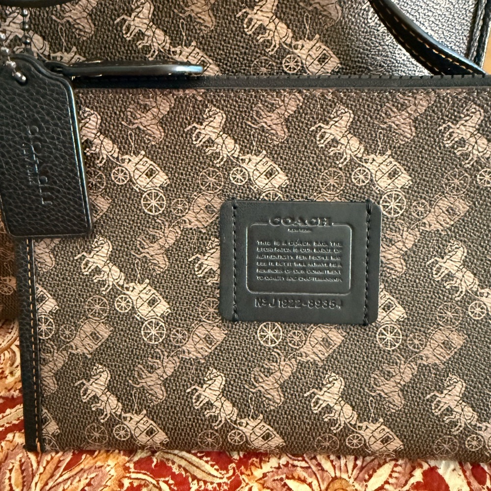 Coach Horse and Carriage Field Tote - Picture 2 of 11